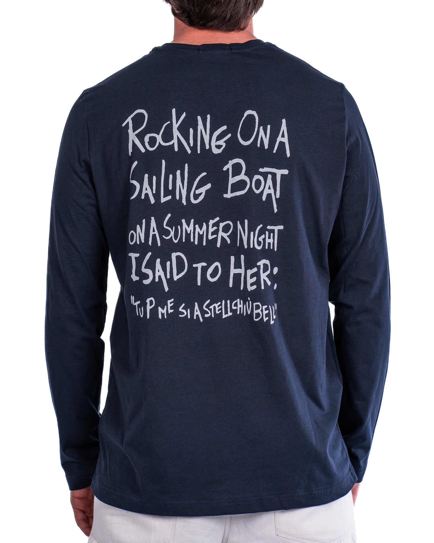 T-shirt navy long sleeve